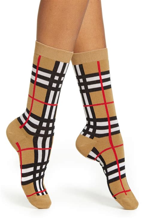 womens burberry socks